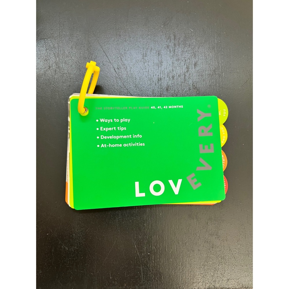 Lovevery The Storyteller Play‎ Guide Green 40 41 42 Months OS